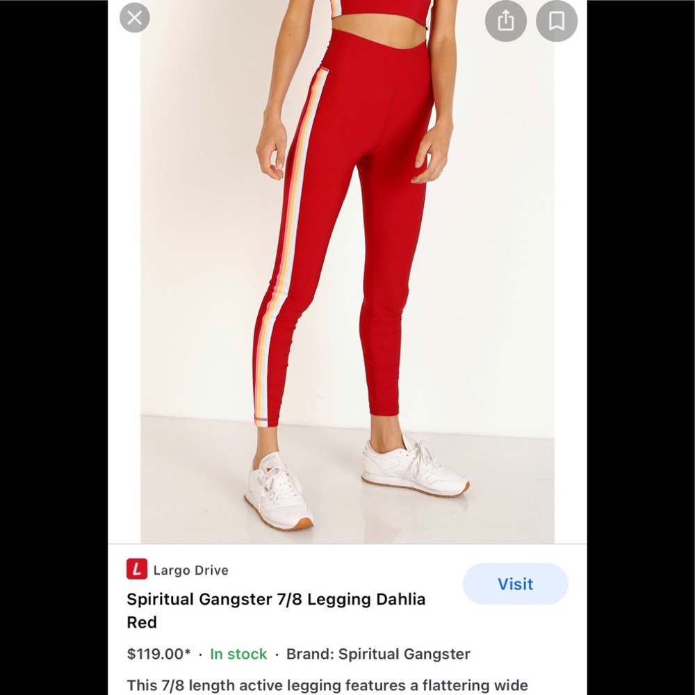 Spirutual Gangster Leggings *WORN ONCE*
